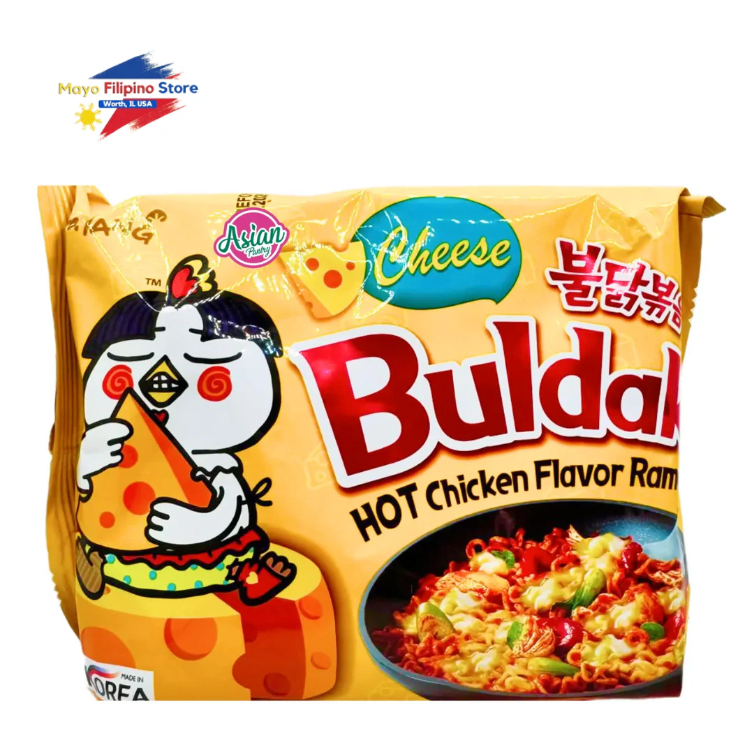 5 Packs Samyang Buldak Hot Chicken Ramen Cheese 130gx5