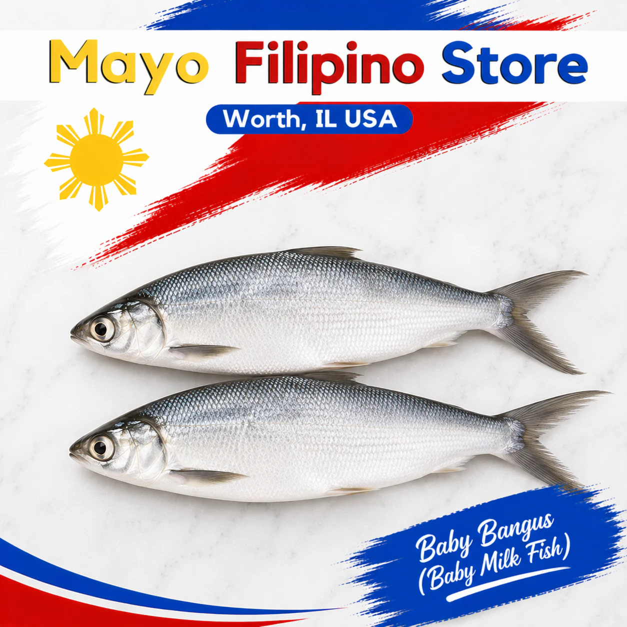 Baby Bangus Whole Small 3.99 per Lb Approximately 1.8 to 2 Lbs - Image 2