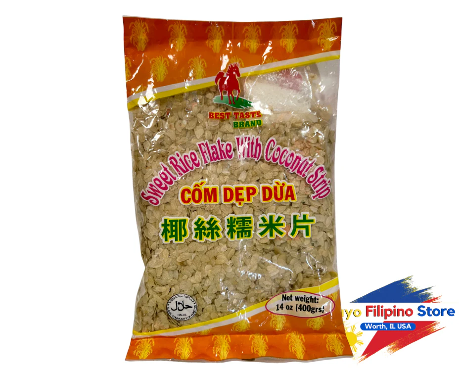 BT Sweet Rice Flake with Coconut Strip 14oz 400g