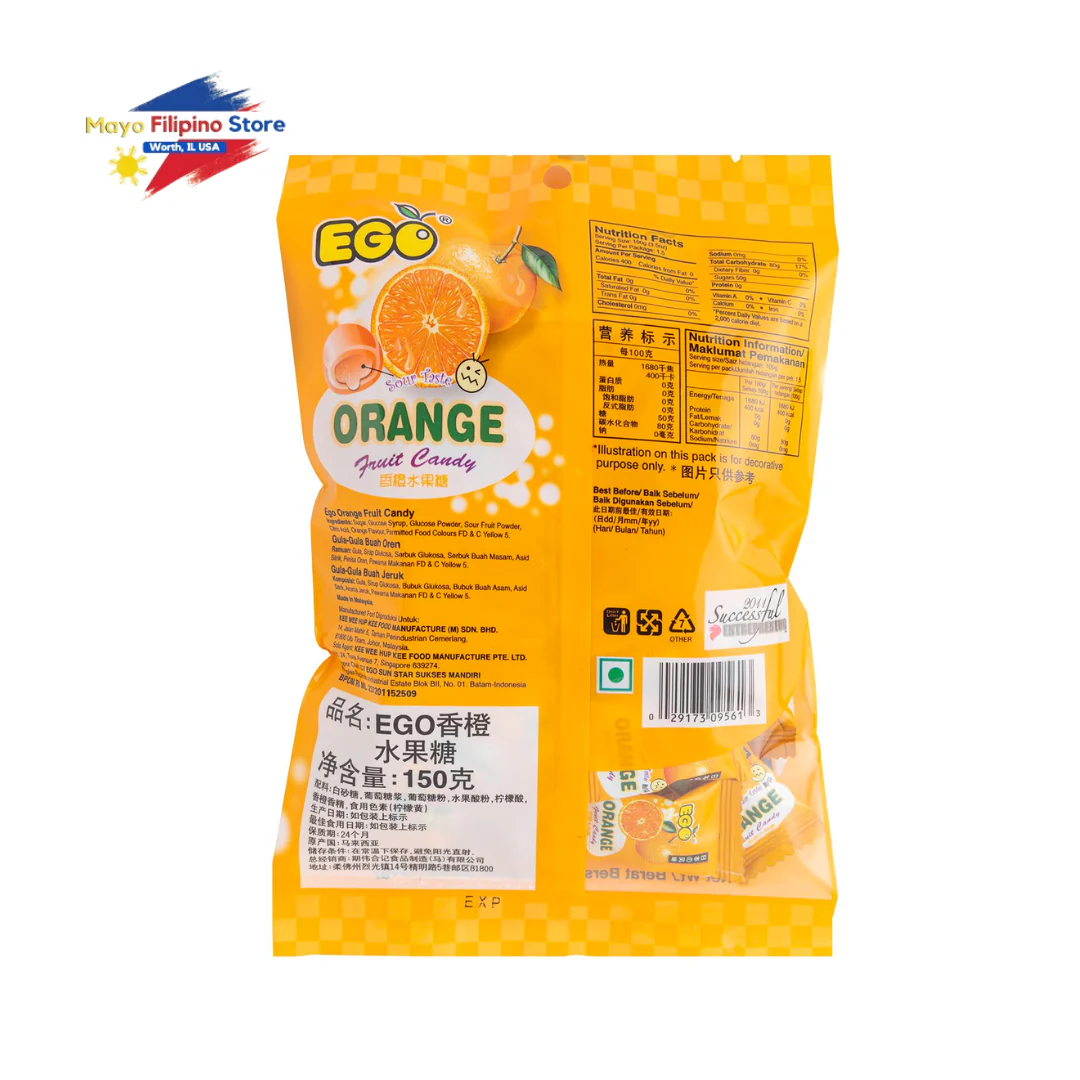 Ego Orange Fruit Candy 150g - Image 2
