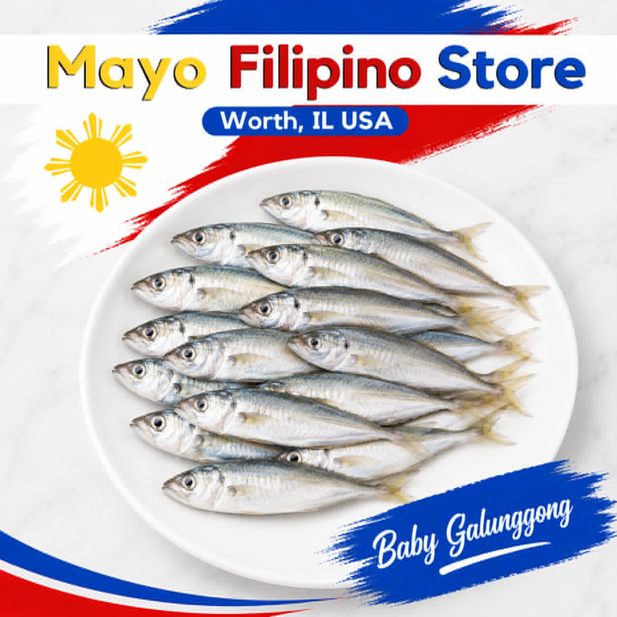Galunggong SMALL Tropical Sunshine Per Pound. For In-Store Purchase Only