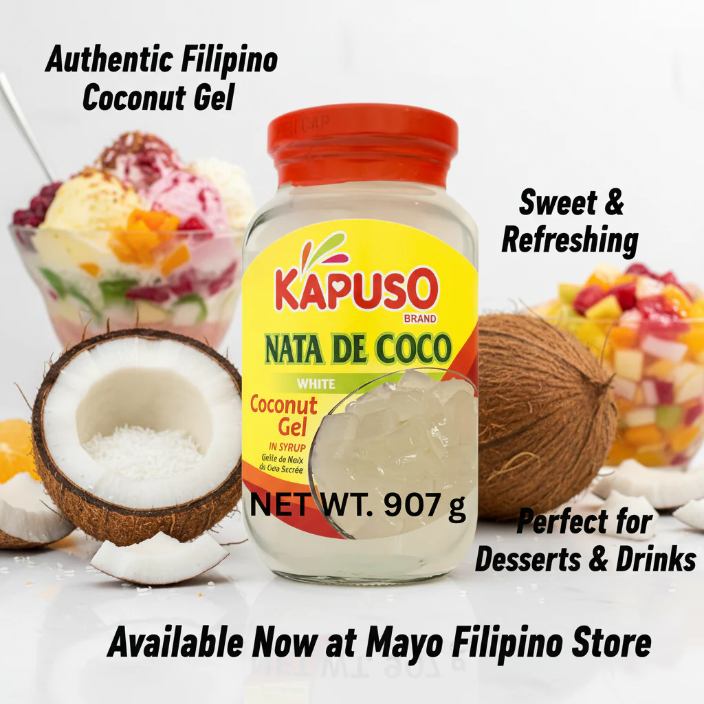 Kapuso Nata De Coco Coconut Gel White Big 32oz - Image 2