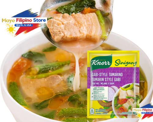 Knorr Sinigang Gabi Style Tamarind Soup Mix 40g - Image 2