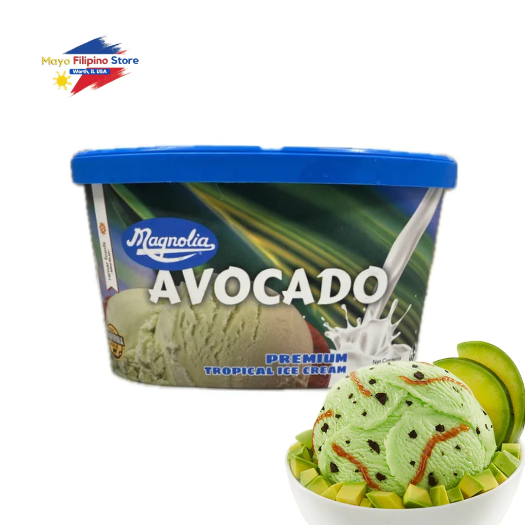 Magnolia Avocado Ice Cream in Tub