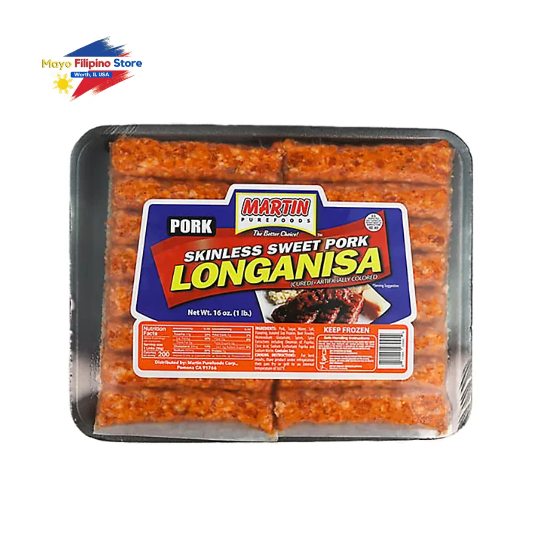 Martin SKINLESS Sweet Pork Longaniza 16oz
