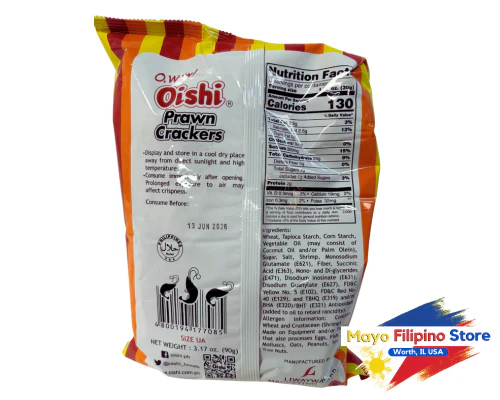 Oishi Prawn Crackers REGULAR Big 95g - Image 2