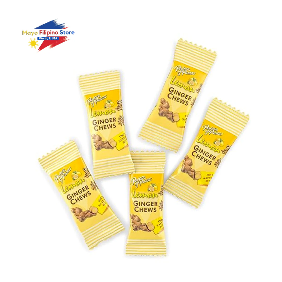 Prince of Peace Lemon Ginger Chews 4oz - Image 2