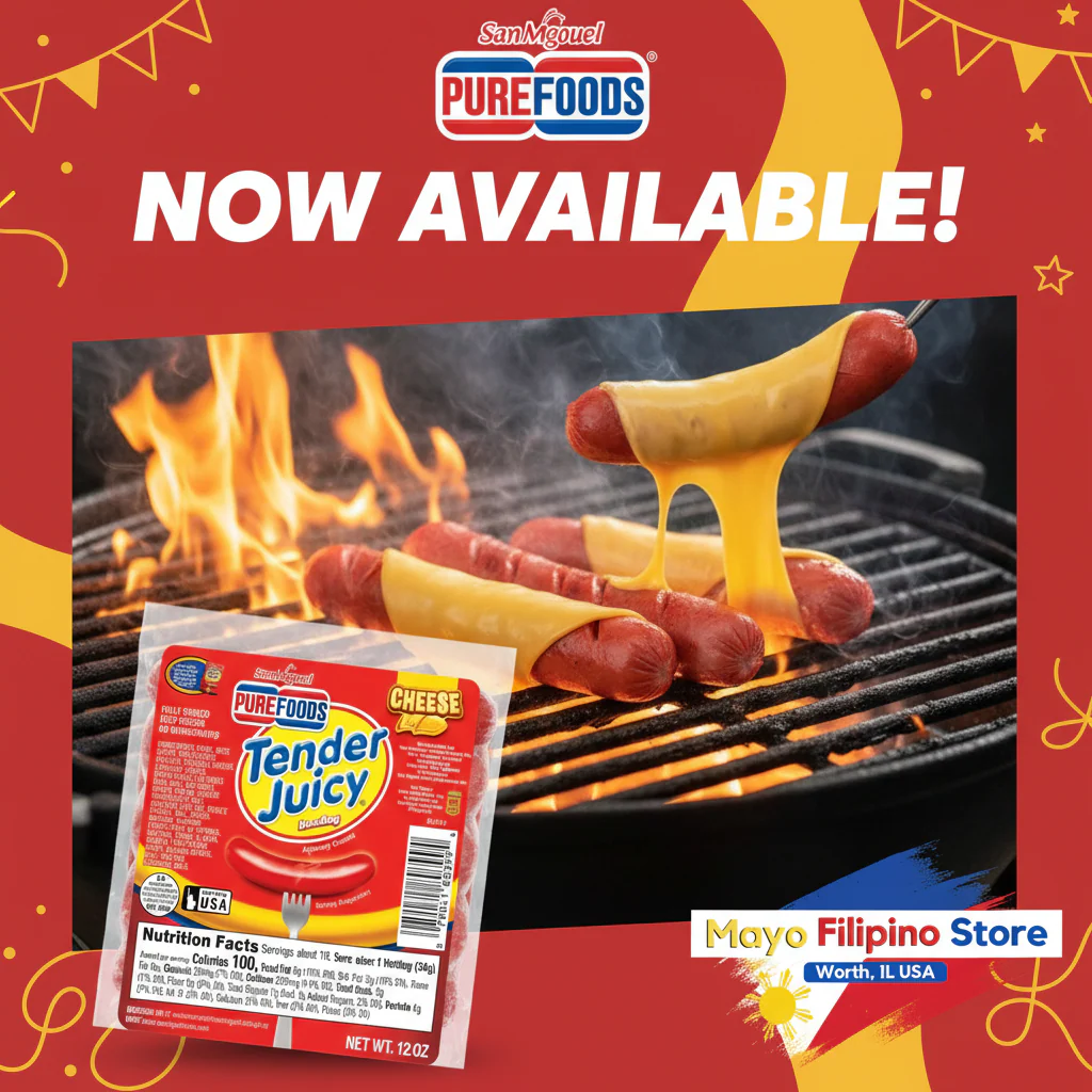 Purefoods Tender Juicy Hotdog Cheese 12oz - Image 2