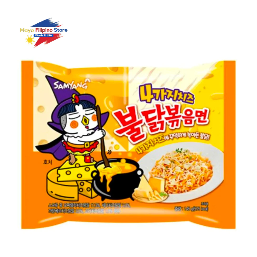 Quattro Cheese Buldak Spicy Chicken Flavor Ramen 145g