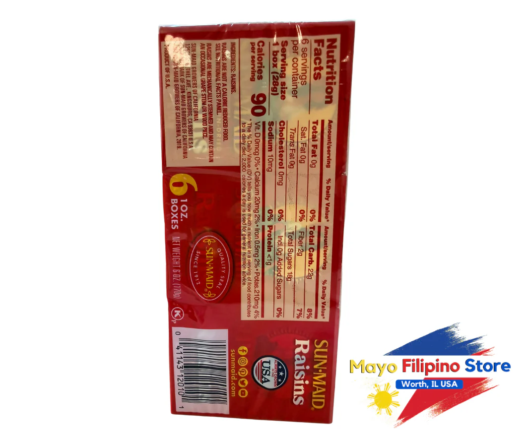 Sun-Maid California Sun-dried Raisins 28g - Image 2