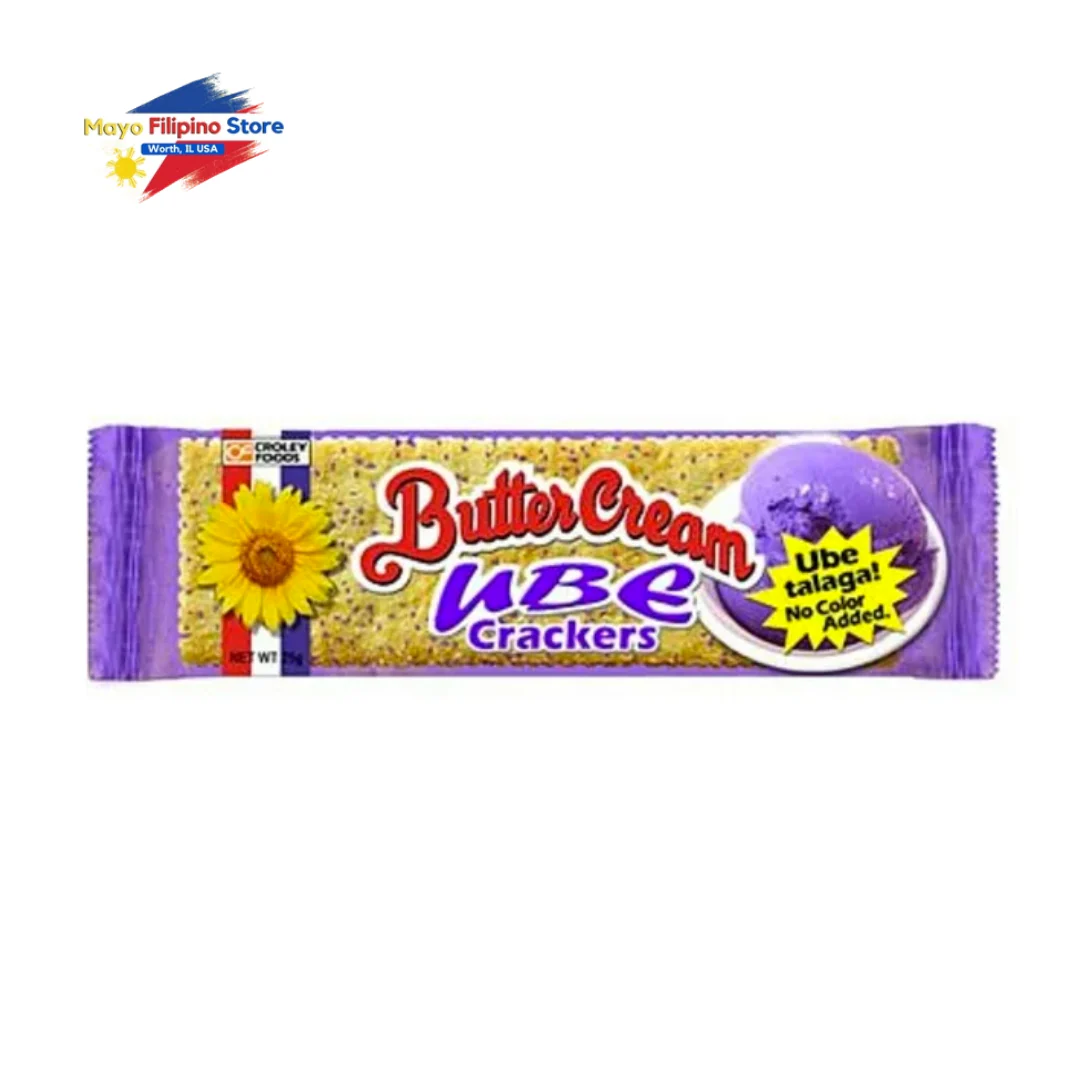 Sunflower Butter Cream Ube Crackers 25g - Image 2
