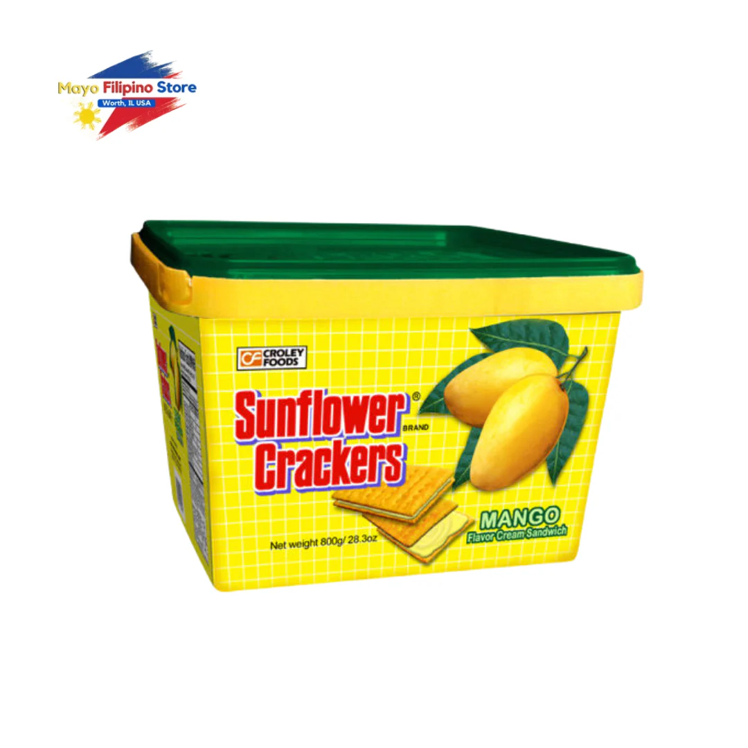 Sunflower Crackers Mango in Pail 800g