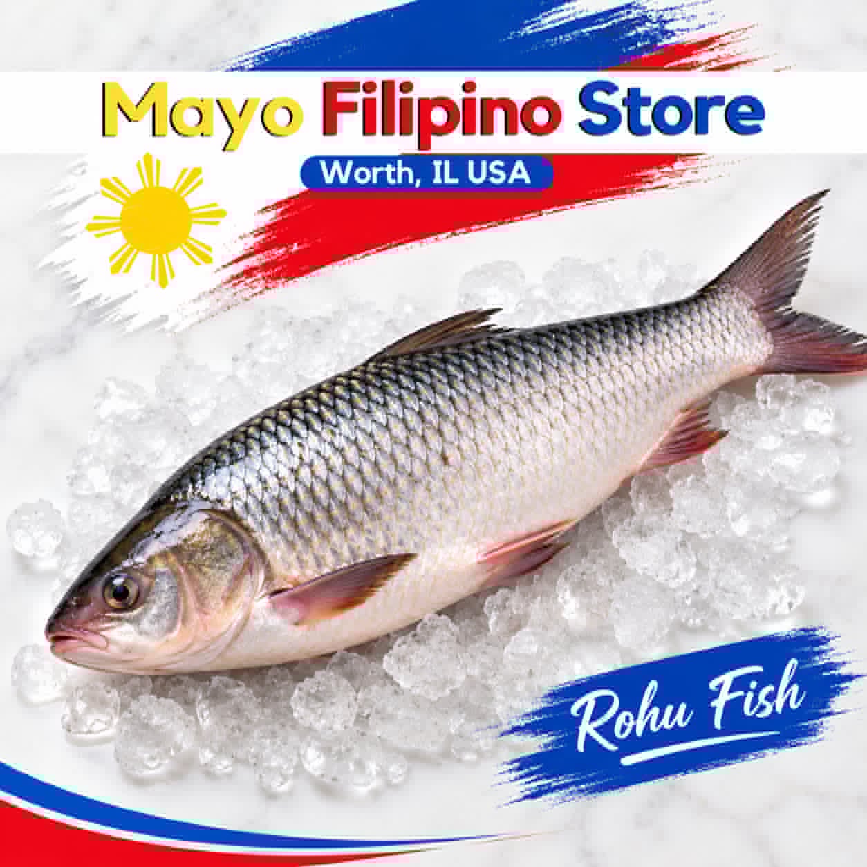 Rohu / Rohi / Rui Fish per Pound