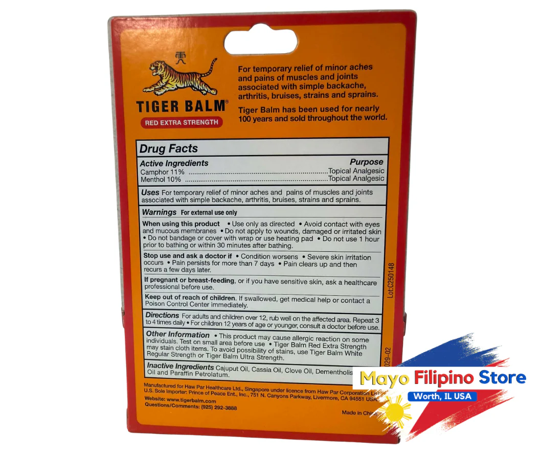 Tiger Balm Pain Relieving Ointment Extra Strength 18g - Image 2