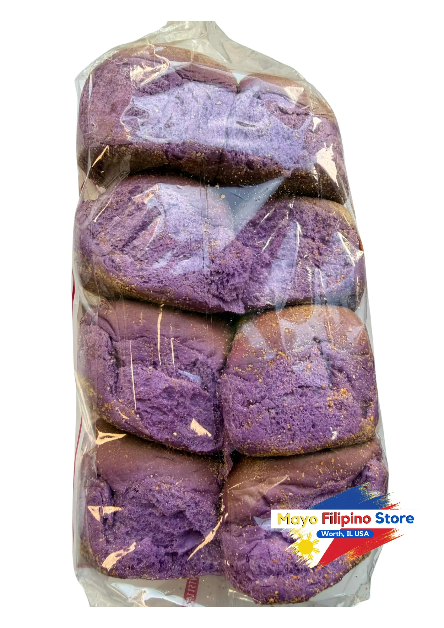 Ube Pan De Sal Valerio's Tropical Bakeshop 1129g